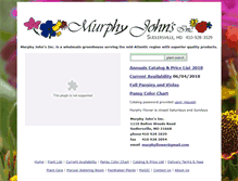 Tablet Screenshot of murphyflower.com
